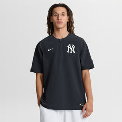 Navy New York Yankees Nike Authentic Collection Dri-FIT Quarter-Zip Windshirt