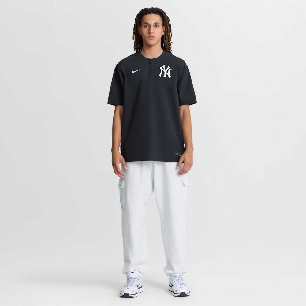 Navy New York Yankees Nike Authentic Collection Dri-FIT Quarter-Zip Windshirt