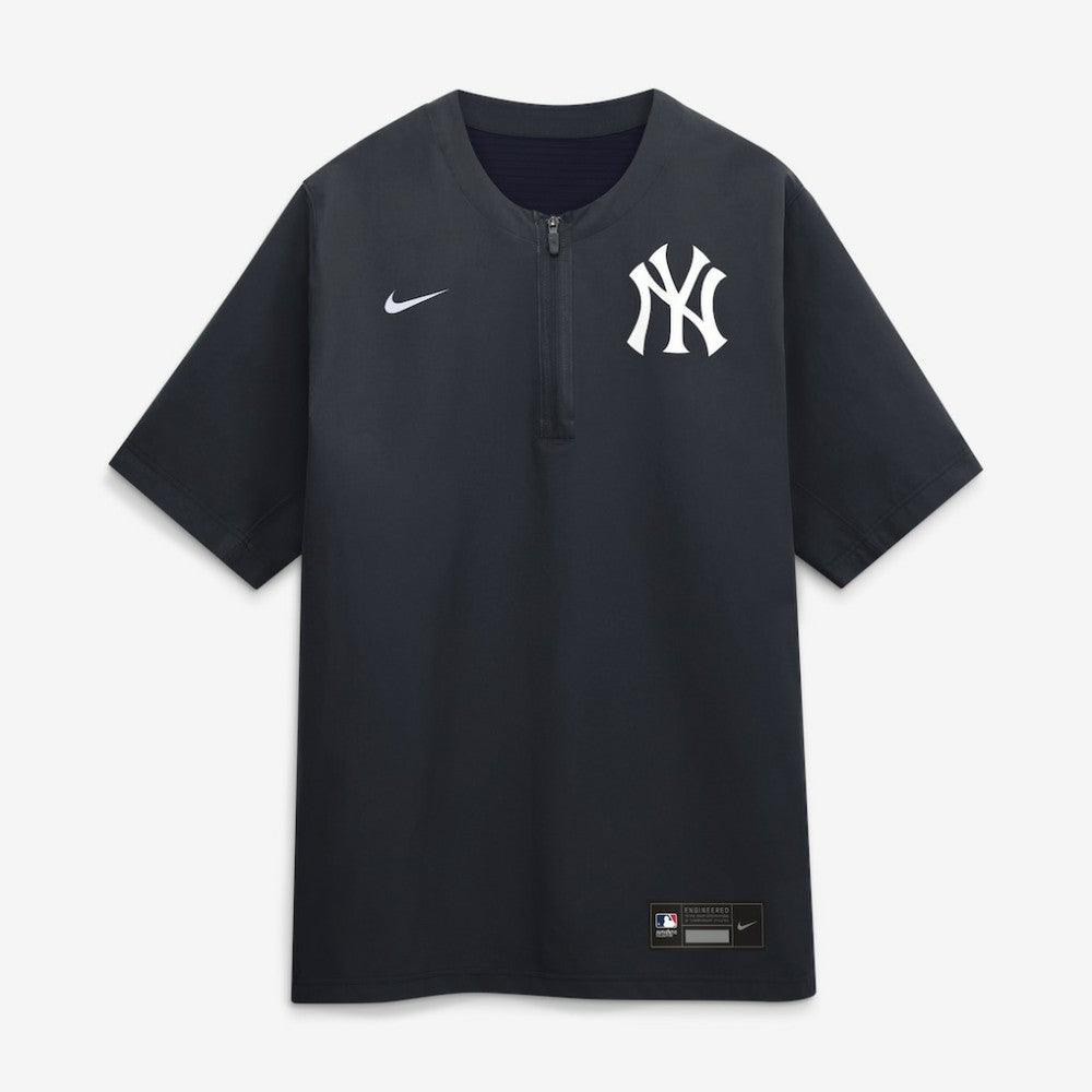 Navy New York Yankees Nike Authentic Collection Dri-FIT Quarter-Zip Windshirt