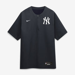 Navy New York Yankees Nike Authentic Collection Dri-FIT Quarter-Zip Windshirt