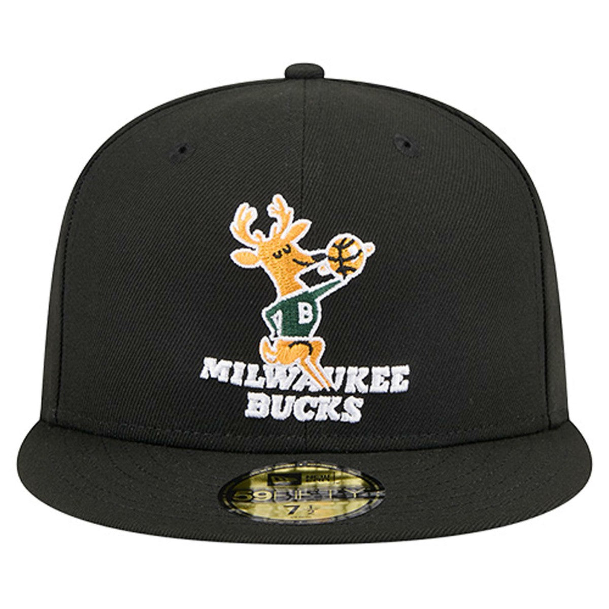 New Era Milwaukee Bucks Core Logo 59FIFTY Fitted Hat