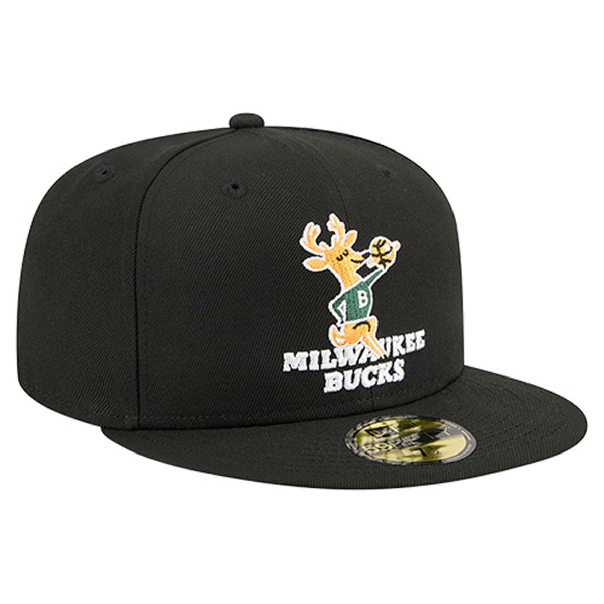 New Era Milwaukee Bucks Core Logo 59FIFTY Fitted Hat