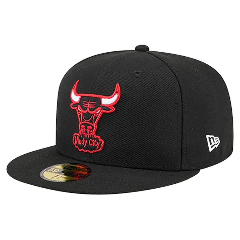 New Era Chicago Bulls Core Logo 59FIFTY Fitted Hat