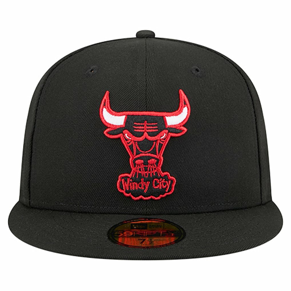 New Era Chicago Bulls Core Logo 59FIFTY Fitted Hat