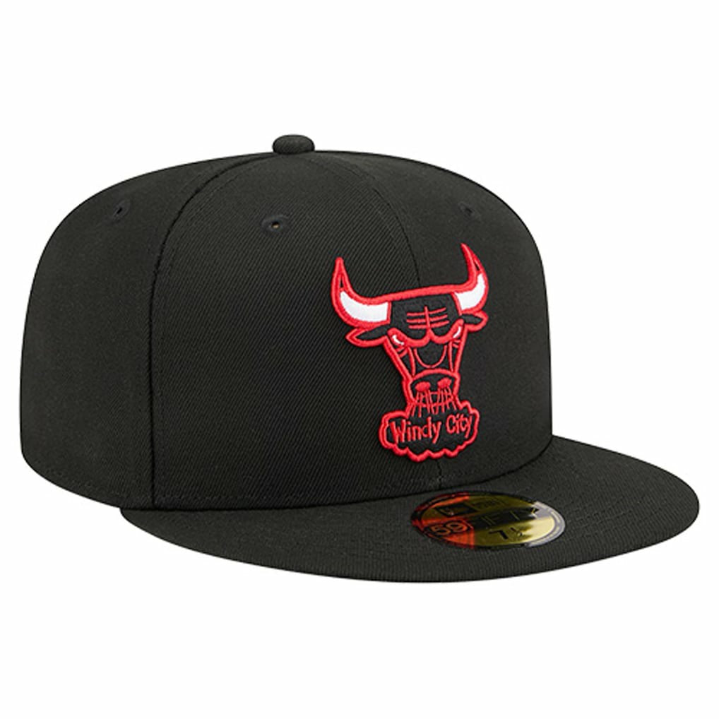 New Era Chicago Bulls Core Logo 59FIFTY Fitted Hat