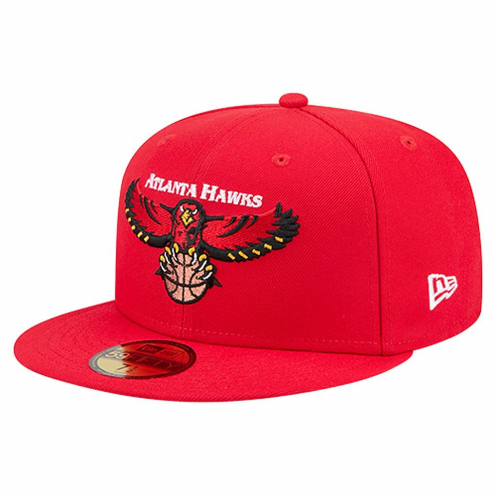 New Era Atlanta Hawks Core Logo 59FIFTY Fitted Hat