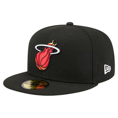 New Era Miami Heat Core Logo 59FIFTY Fitted Hat