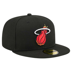 New Era Miami Heat Core Logo 59FIFTY Fitted Hat