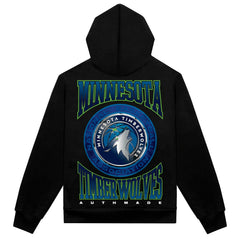 Minnesota Timberwolves Authmade Vintage Metal Premium Heavyweight Pullover Hoodie