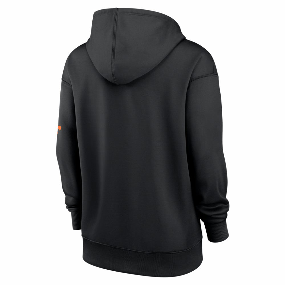 Black San Francisco Giants Nike Women's Authentic Collection City Connect Therma Hoodie