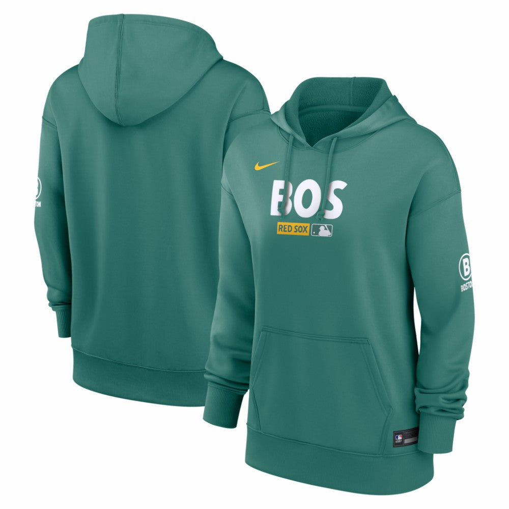 Green Boston Red Sox Nike Women's Authentic Collection City Connect Therma Hoodie