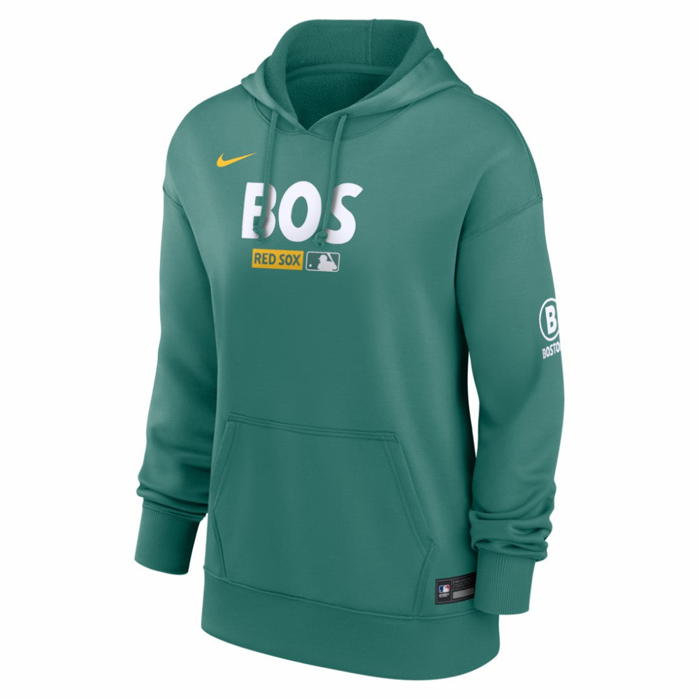Green Boston Red Sox Nike Women's Authentic Collection City Connect Therma Hoodie