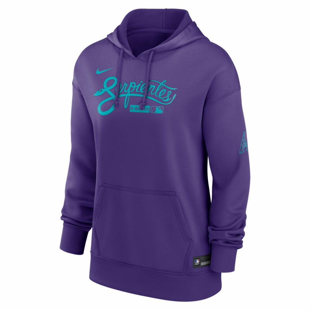 Purple Arizona Diamondbacks Nike Women's Authentic Collection City Connect Therma Hoodie