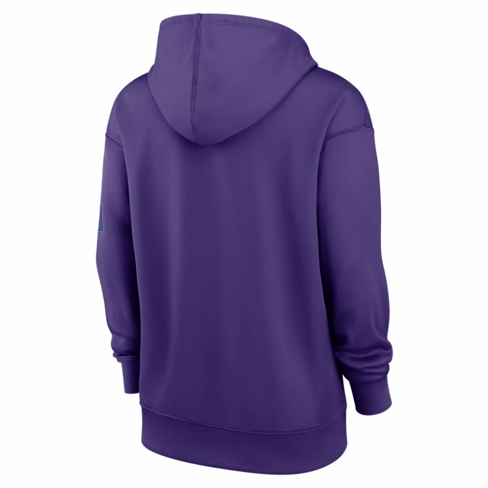 Purple Arizona Diamondbacks Nike Women's Authentic Collection City Connect Therma Hoodie