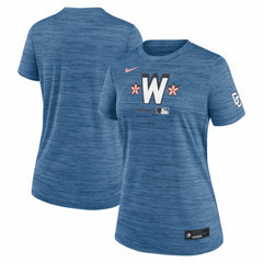 Blue Washington Nationals Nike Women's Authentic Collection City Connect Velocity Dri-FIT T-Shirt