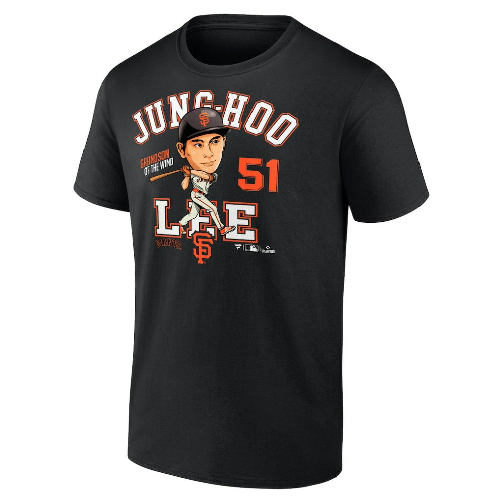 Black Jung Hoo Lee San Francisco Giants Fanatics Hometown Caricature T-Shirt