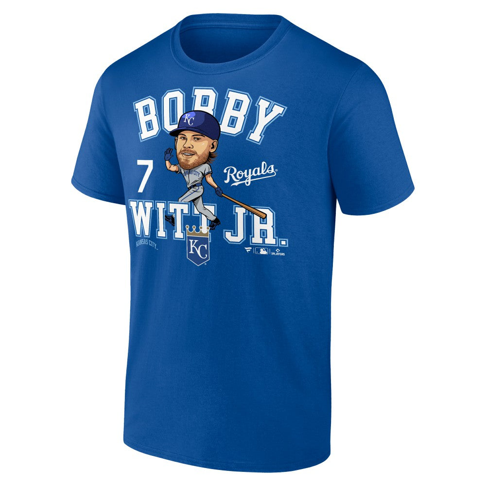 Royal Bobby Witt Jr. Kansas City Royals Fanatics Hometown Caricature T-Shirt