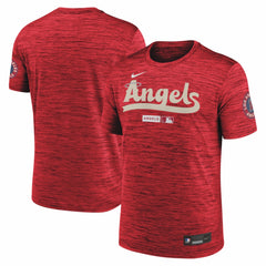 Red Los Angeles Angels Nike Authentic Collection City Connect Velocity Dri-FIT T-Shirt