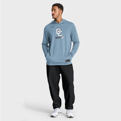Blue Washington Nationals Nike City Connect Dri-FIT Long Sleeve Hooded T-Shirt