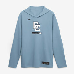 Blue Washington Nationals Nike City Connect Dri-FIT Long Sleeve Hooded T-Shirt