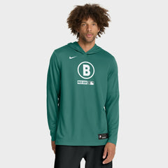 Green Boston Red Sox Nike City Connect Dri-FIT Long Sleeve Hooded T-Shirt