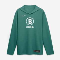 Green Boston Red Sox Nike City Connect Dri-FIT Long Sleeve Hooded T-Shirt