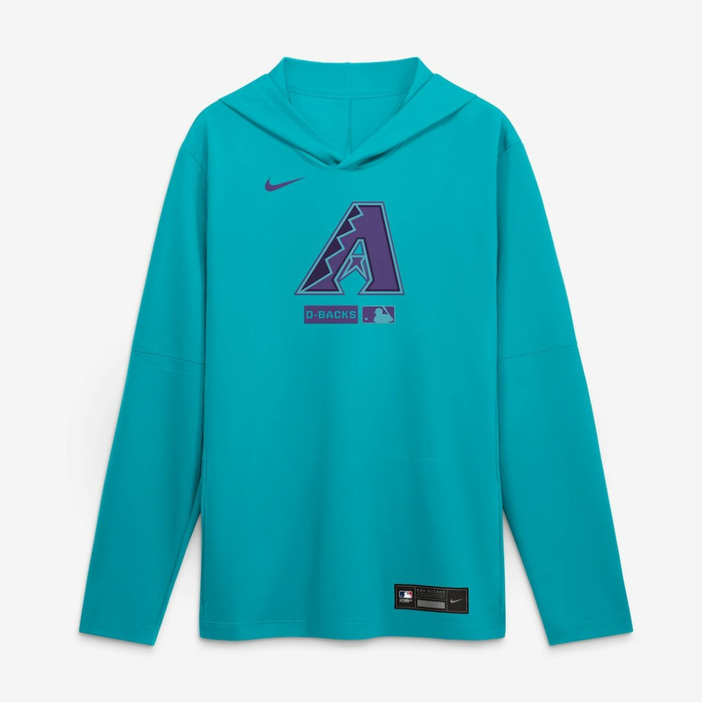 Aqua Arizona Diamondbacks Nike City Connect Dri-FIT Long Sleeve Hooded T-Shirt