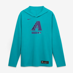 Aqua Arizona Diamondbacks Nike City Connect Dri-FIT Long Sleeve Hooded T-Shirt