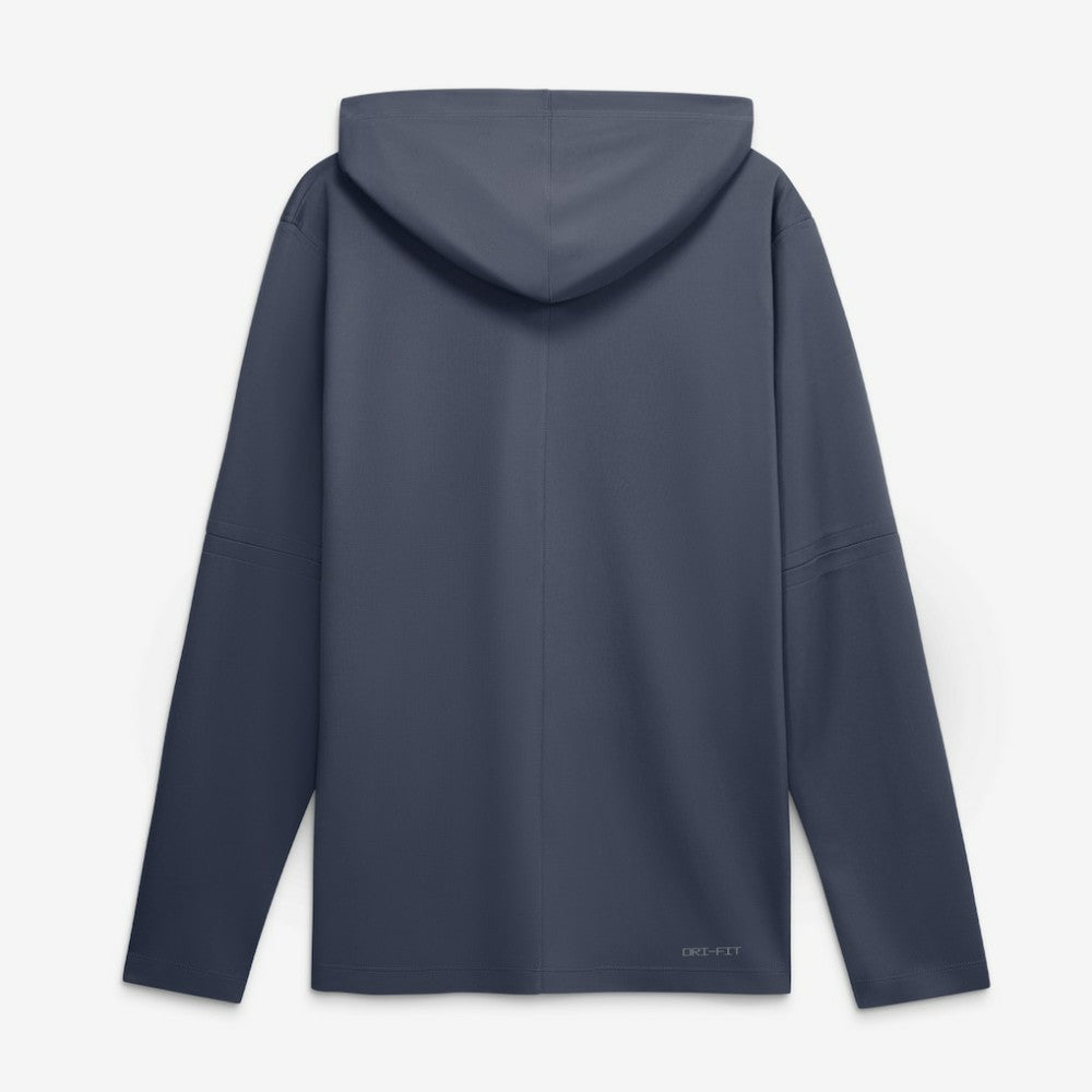 Navy Los Angeles Dodgers Nike City Connect Dri-FIT Long Sleeve Hooded T-Shirt