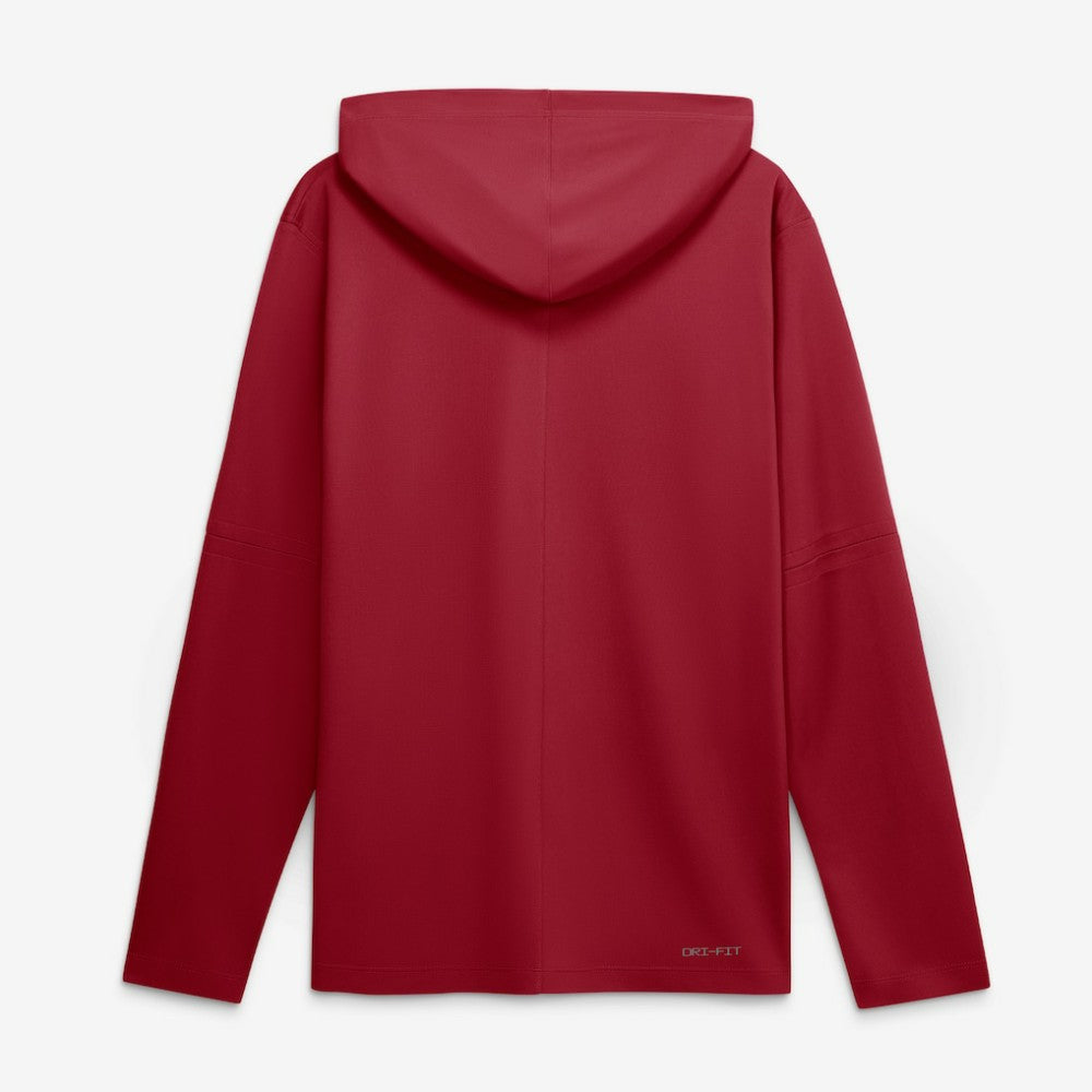 Red Cleveland Guardians Nike City Connect Dri-FIT Long Sleeve Hooded T-Shirt
