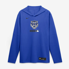 Royal Detroit Tigers Nike City Connect Dri-FIT Long Sleeve Hooded T-Shirt