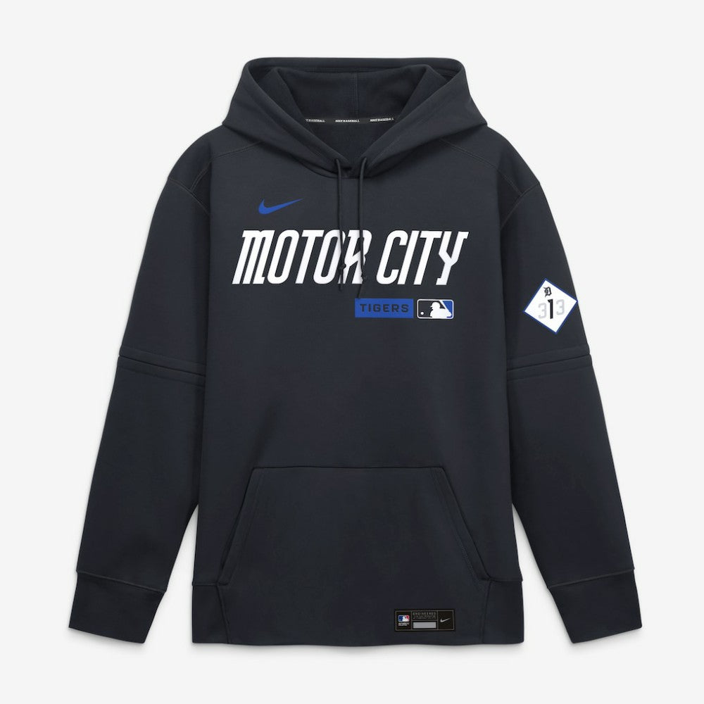 Navy Detroit Tigers Nike Authentic Collection City Connect Therma-FIT Hoodie