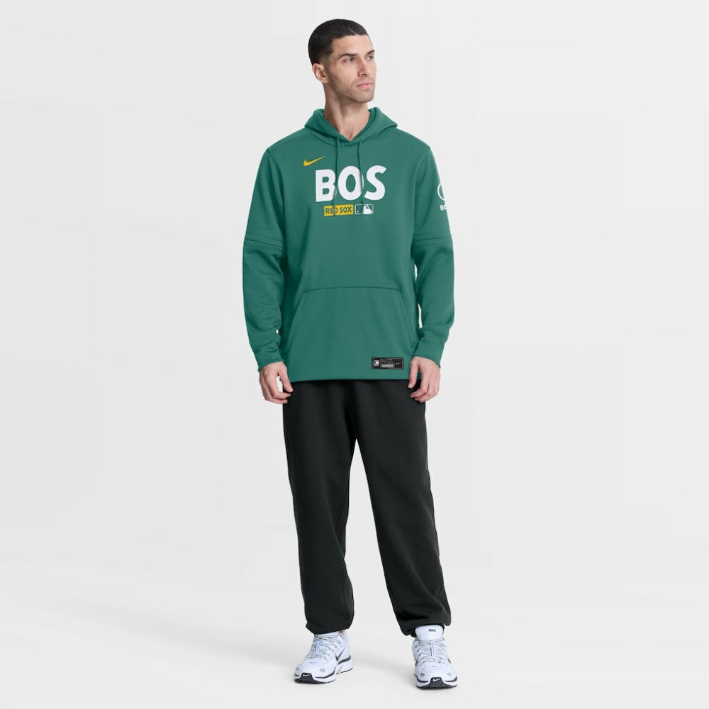 Green Boston Red Sox Nike Authentic Collection City Connect Therma-FIT Hoodie