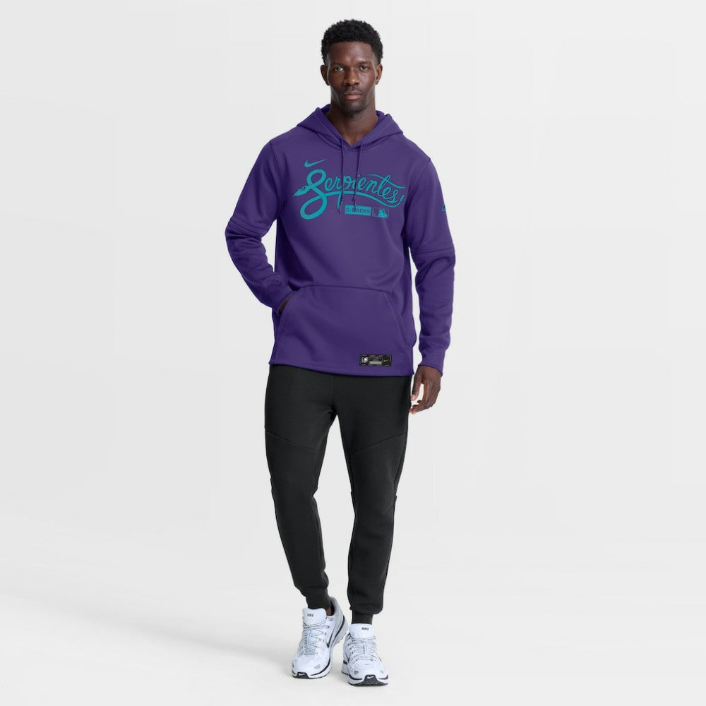 Purple Arizona Diamondbacks Nike Authentic Collection City Connect Therma-FIT Hoodie