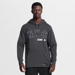 Anthracite New York Mets Nike Authentic Collection City Connect Therma-FIT Hoodie