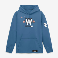 Blue Washington Nationals Nike Authentic Collection City Connect Therma-FIT Hoodie