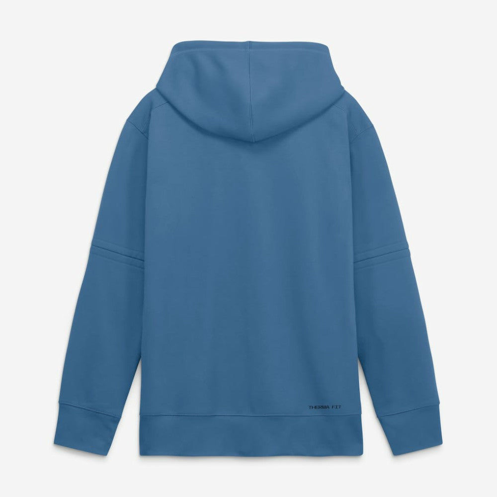 Blue Washington Nationals Nike Authentic Collection City Connect Therma-FIT Hoodie