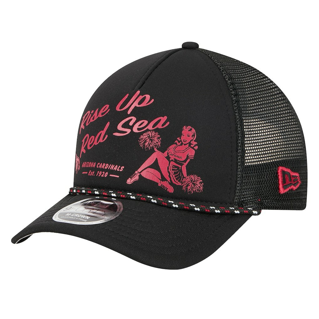 Gas Station 9FORTY A-Frame M-Crown Adjustable Trucker Hat - Arizona Cardinals Hats