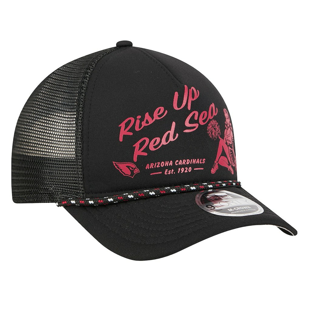 Gas Station 9FORTY A-Frame M-Crown Adjustable Trucker Hat - Arizona Cardinals Hats