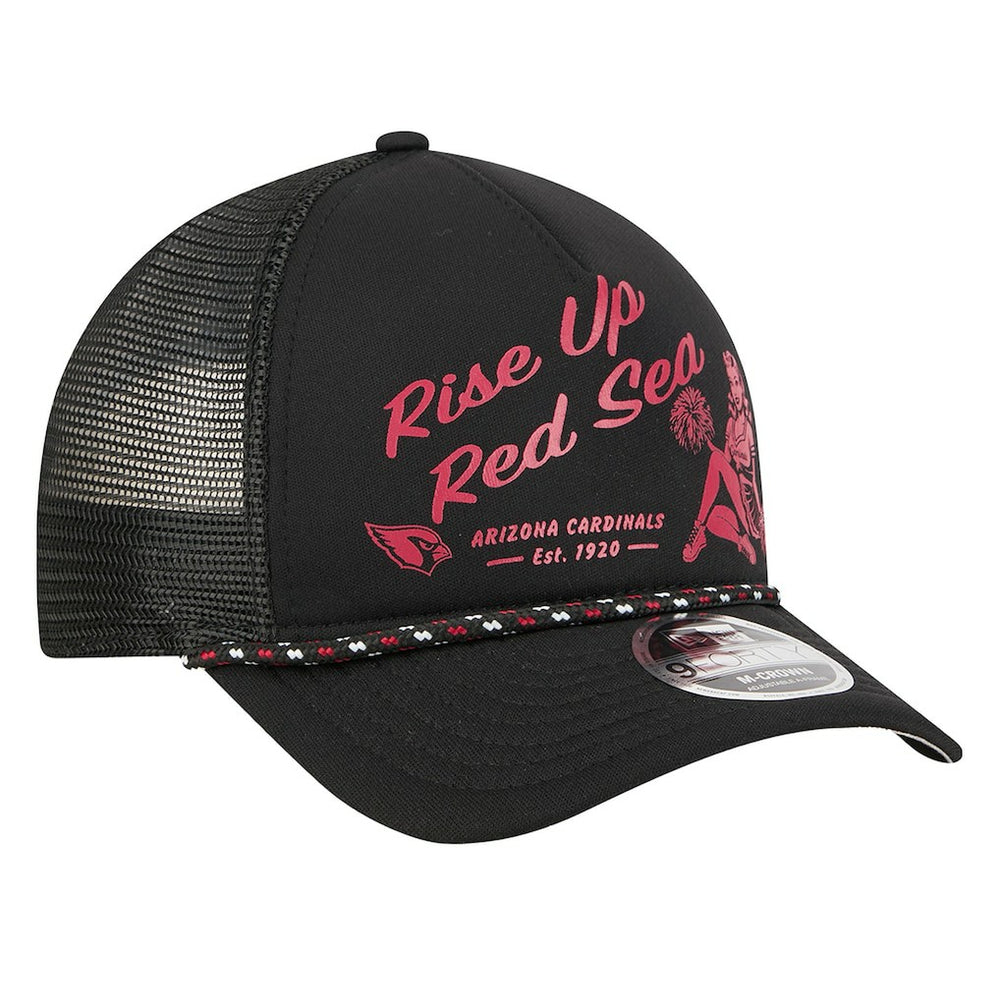 Gas Station 9FORTY A-Frame M-Crown Adjustable Trucker Hat - Arizona Cardinals Hats