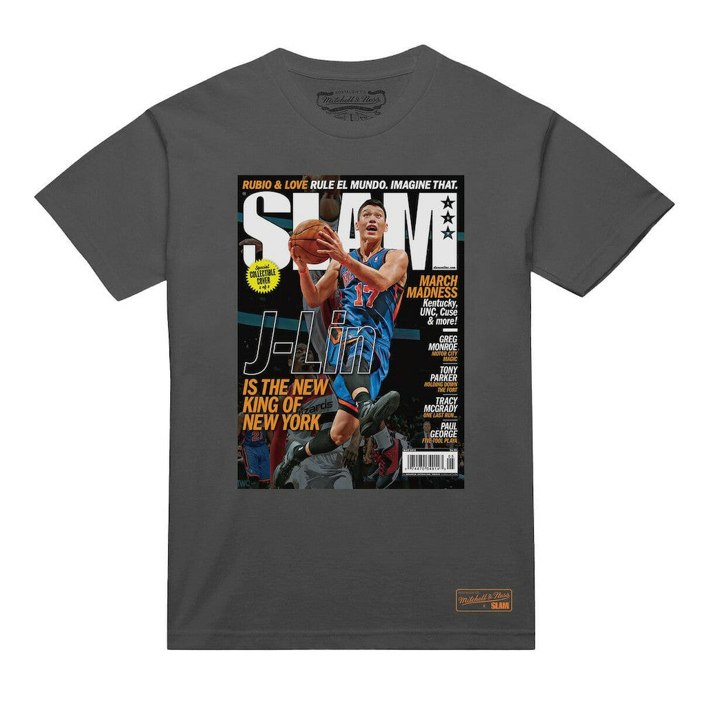 Mitchell & Ness Jeremy Lin New York Knicks NBA Slam Cover T-Shirt