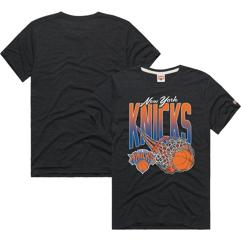 New York Knicks Homage On Fire Tri-Blend T-Shirt