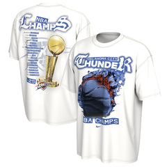 Nike Oklahoma City Thunder Unisex 2025 NBA Finals Champions Celebration Parade Roster T-Shirt