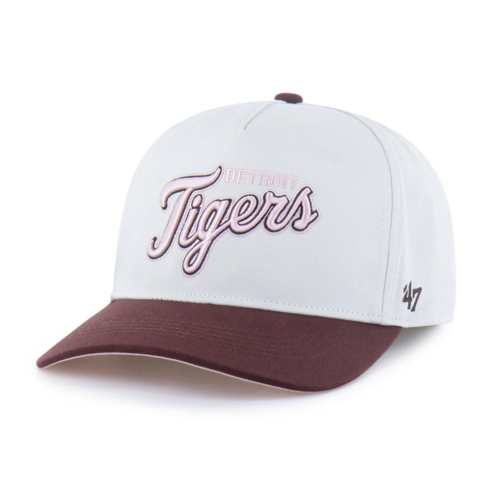 Stone/Burgundy Detroit Tigers '47 Unisex Love Letter Adjustable Hitch Hat