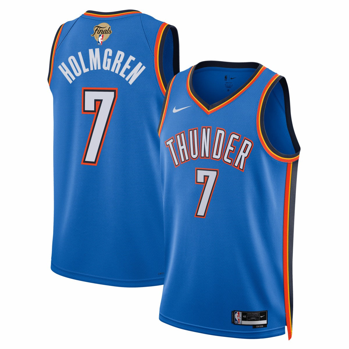 Nike Chet Holmgren Oklahoma City Thunder Unisex 2025 NBA Finals Swingman Jersey