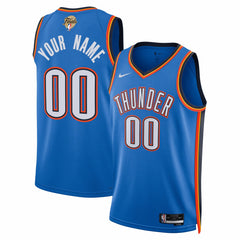 Nike Oklahoma City Thunder Unisex 2025 NBA Finals Patch Custom Swingman Jersey