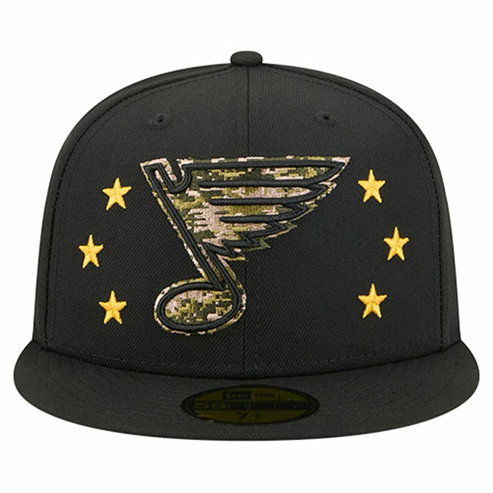 NHL St. Louis Blues New Era Military Appreciation Digital Camo Stars 59FIFTY Fitted Hat