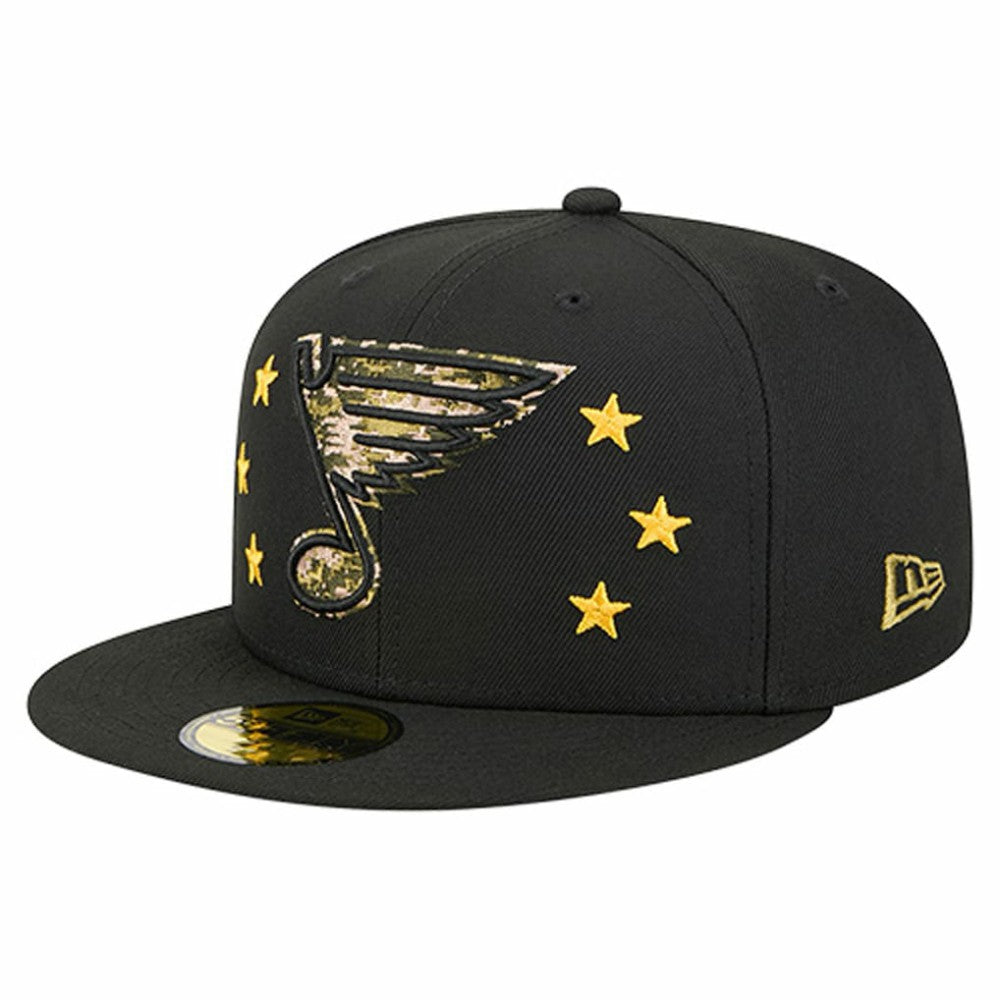 NHL St. Louis Blues New Era Military Appreciation Digital Camo Stars 59FIFTY Fitted Hat