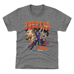 Jalen Brunson New York Knicks 500 Level Youth Collage T-Shirt