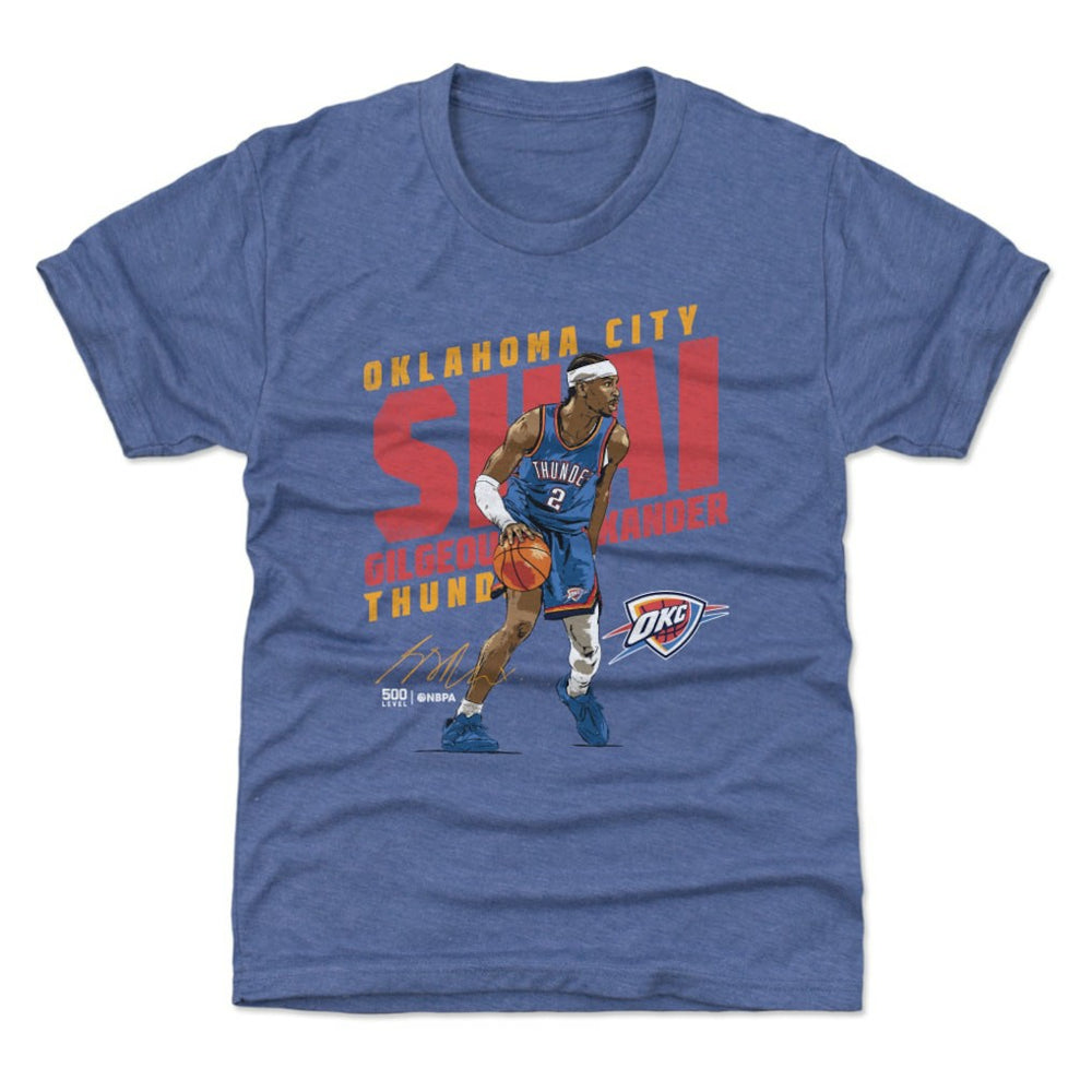 Shai Gilgeous-Alexander Oklahoma City Thunder 500 Level Youth Slant T-Shirt